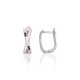 925 Sterling Silver Cubic Zirconia Earrings “X - Factor II”