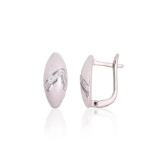 925 Sterling Silver Cubic Zirconia Earrings “Chain of Light”