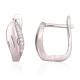 925 Sterling Silver Cubic Zirconia Earrings “Adriana IV”