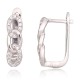 925 Sterling Silver Cubic Zirconia Earrings “Adriana III”