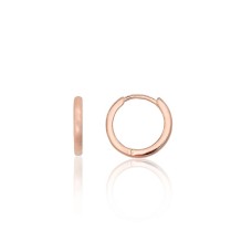 Sterling Silver Hoop Earrings “Menora VI”