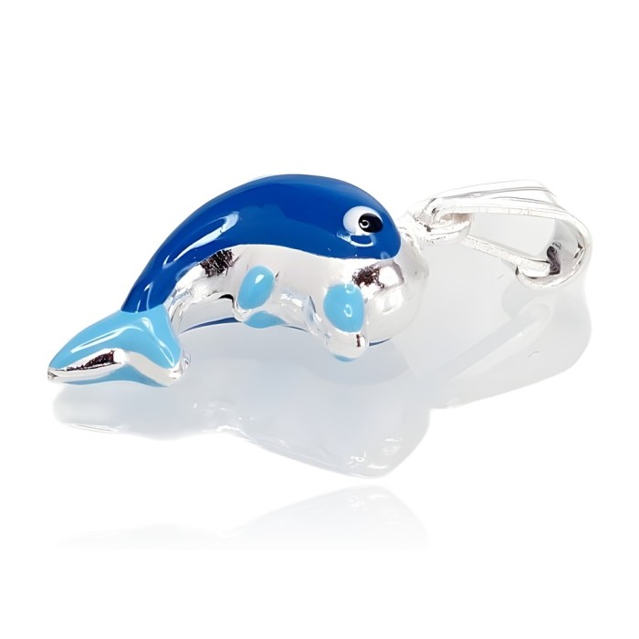 Hõberipats emailiga „Dolphin II“