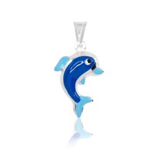 Hõberipats emailiga „Dolphin II“