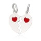 Hõberipats emailiga „Broken Heart“