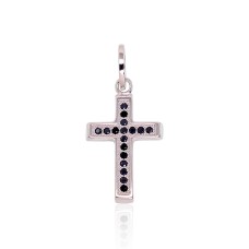 Hõberist tsirkoonidega „Sacred Cross III“