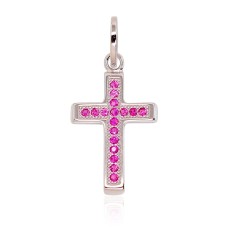 Hõberist tsirkoonidega „Sacred Cross VII“