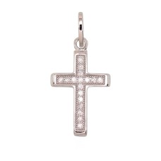 Hõberist tsirkoonidega „Sacred Cross IX“