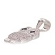 Sterling Silver Cubic Zirconia Pendant “Owl VI”