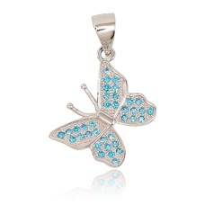 Hõberipats tsirkoonidega „Butterfly VII“