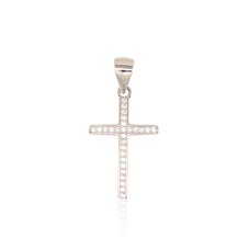 Hõberist tsirkoonidega „Sacred Cross V“