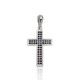 Sterling Silver Cubic Zirconia Cross Pendant “Cathedral Light IX”