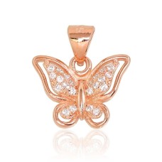 Hõberipats tsirkoonidega „Butterfly III“
