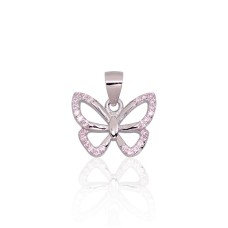 Hõberipats tsirkoonidega „Butterfly“