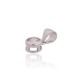 Sterling Silver Cubic Zirconia Pendant “Classic XV”
