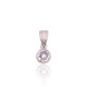 Sterling Silver Cubic Zirconia Pendant “Classic XV”