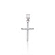 Sterling Silver Cubic Zirconia Cross Pendant “Cathedral Light VIII”
