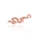 Sterling Silver Cubic Zirconia Pendant “Snake”
