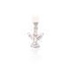 Children's Sterling Silver Cubic Zirconia Pendant “Angel V”