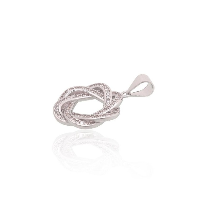 Sterling Silver Cubic Zirconia Pendant “Lemmy II”