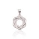 Sterling Silver Cubic Zirconia Pendant “Lemmy II”