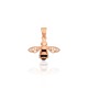 Sterling Silver Cubic Zirconia and Enamel Pendant “Pchelka II”