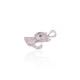 Sterling Silver Cubic Zirconia Pendant “Kitten”