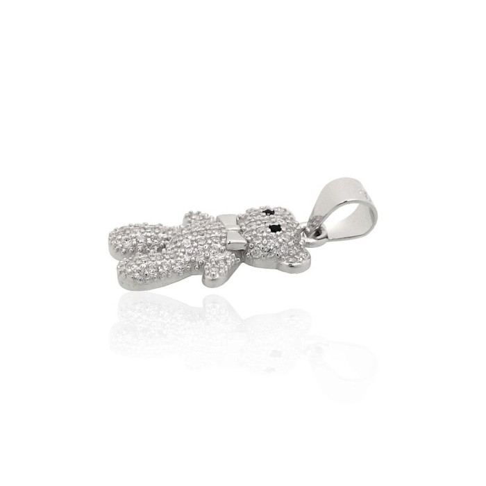 Children's Sterling Silver Cubic Zirconia Pendant “Cub II”