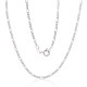 Italian 925 Sterling Silver Chain “Figaro II”