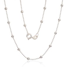 Itaalia hõbekett „Beads“
