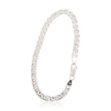 Italian 925 Sterling Silver Chain Bracelet “Mona Lisa XI”