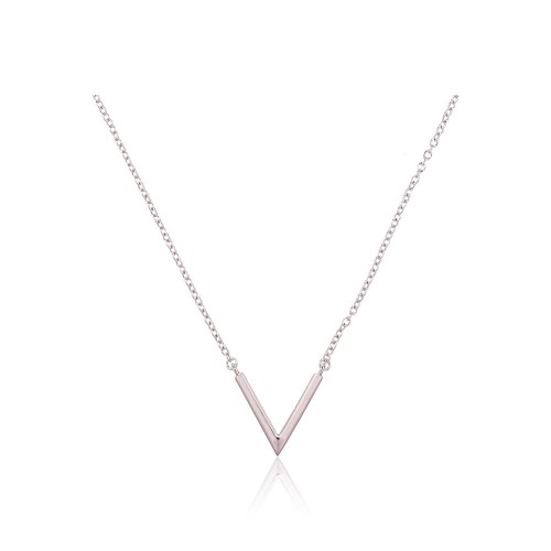 Серебряное колье «Ви»