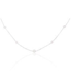 Серебряное колье «Бусины»