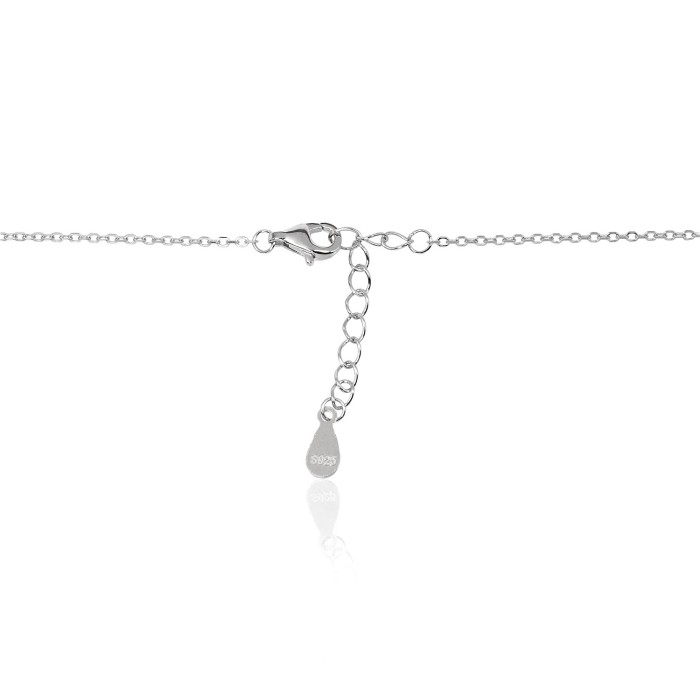 Hõbekee tsirkoonidega „Moonlit Drops“