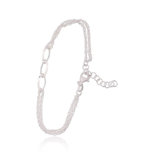 Sterling Silver Bracelet “Frosty Dawn V”