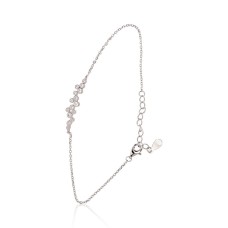 Hõbekäevõru tsirkoonidega „Silver Charm III“
