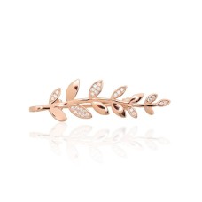 Hõbepross tsirkoonidega „Olive Branch II“