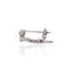 Sterling Silver Cubic Zirconia Brooch “Lizard King”