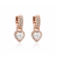 Hõbedased kõrvarõngad „Juliette II“ Swarovski® kristallidega