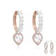Hõbedased kõrvarõngad „Juliet“ Swarovski® kristallidega